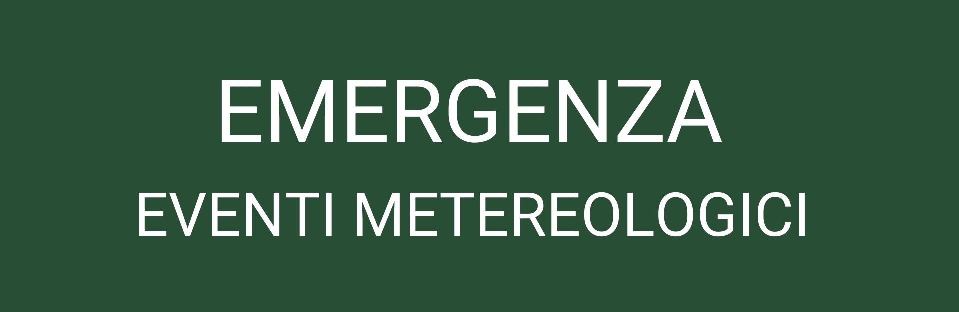 Banner eventi metereologici - desktop