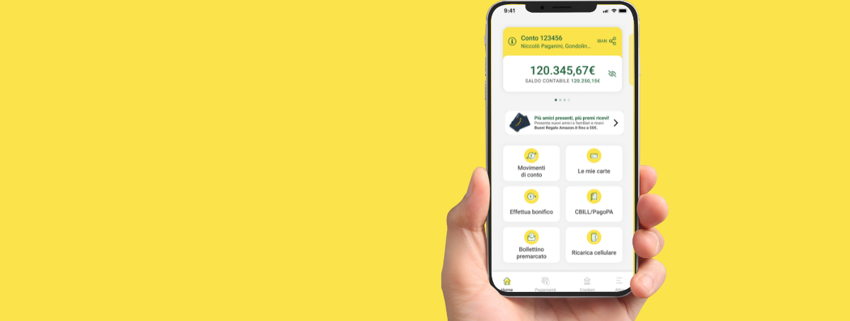 app credem su smartphone