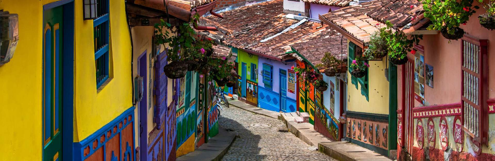 Case colorate in Sud America