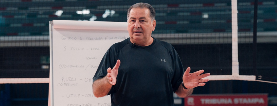 CT De Giorgi all'evento Next Gen