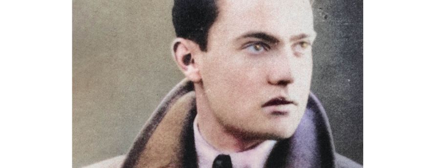 Copertina libro con immagine scrittore Silvio D'Arzo