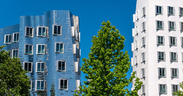 Edifici moderni e colorati