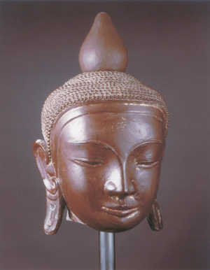 Burma, testa di Buddha Sakyamuni, XVIII