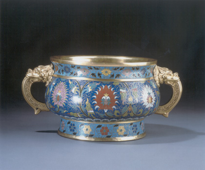 Dinastia Qing, incensiere in forma di vaso arcaistico gui, 1736 - 1795