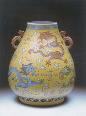 Vaso “hu”, Cina, XIX 