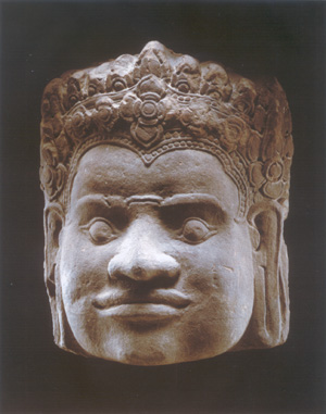 Khmer, Volto di divinità, XII -XIII