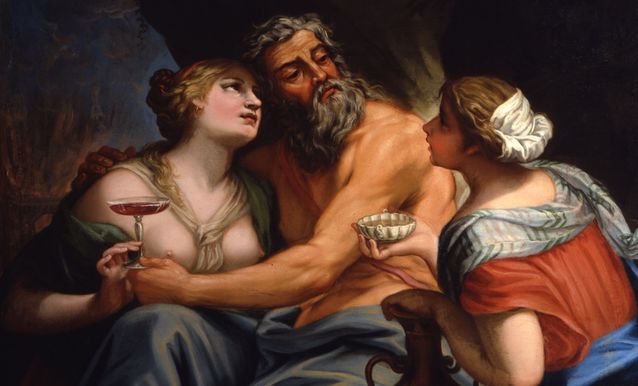 Dipinto della collezione raffigurante Lot e le figlie.