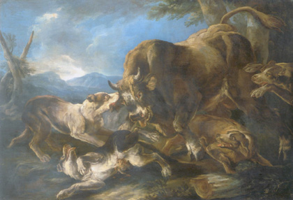 Giovanni Crivelli, Caccia al toro, 1730 - 1750