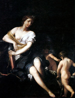 Giovan Gioseffo dal sole, Diana con alcuni amori, 1710 - 1715