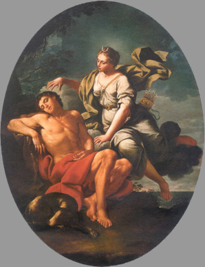 Ercole Graziani, Diana ed Endimione