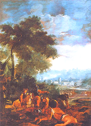 Ercole Graziani, Erminia e il pastore, 1720