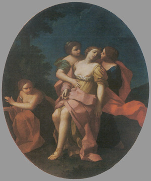 Girolamo Donnini, Euridice morsa dal serpente, 1730