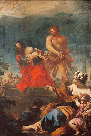 Francesco Monti, Il martirio di S. Paolo, 1719
