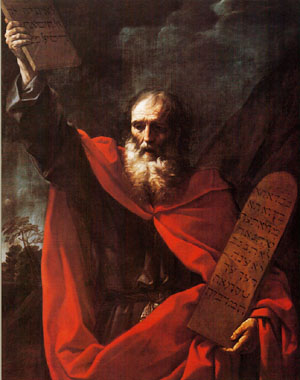 Guido Reni, Mosè con le tavole della legge, 1625