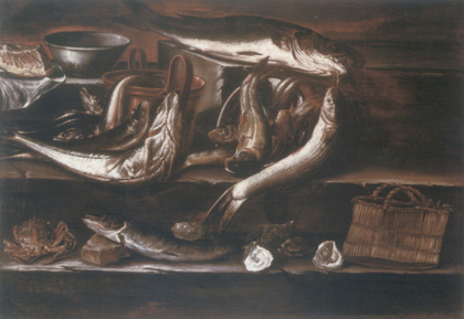 Felice Boselli, Pesci e frutti di mare, 1680