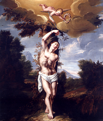 Marcantonio Ghislina, San Sebastiano, 1720