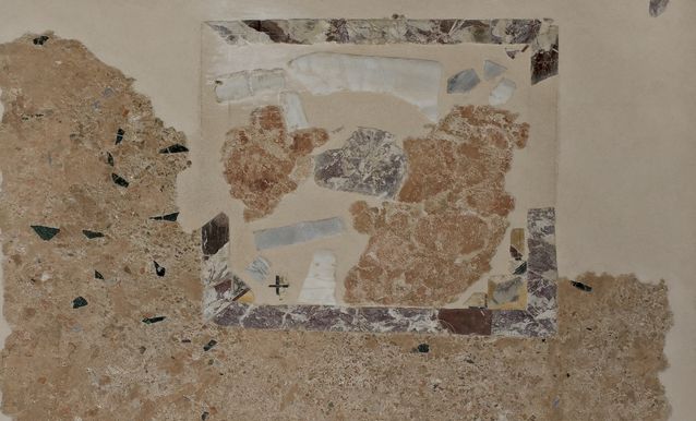Antico pavimento romano in opus-sectile